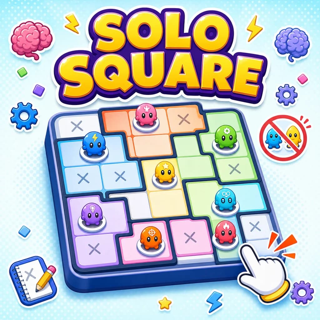 Solo Square logic puzzle